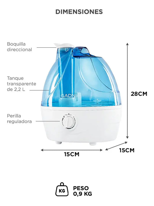 Humidificador de Ambiente Gadnic 2,2 L
