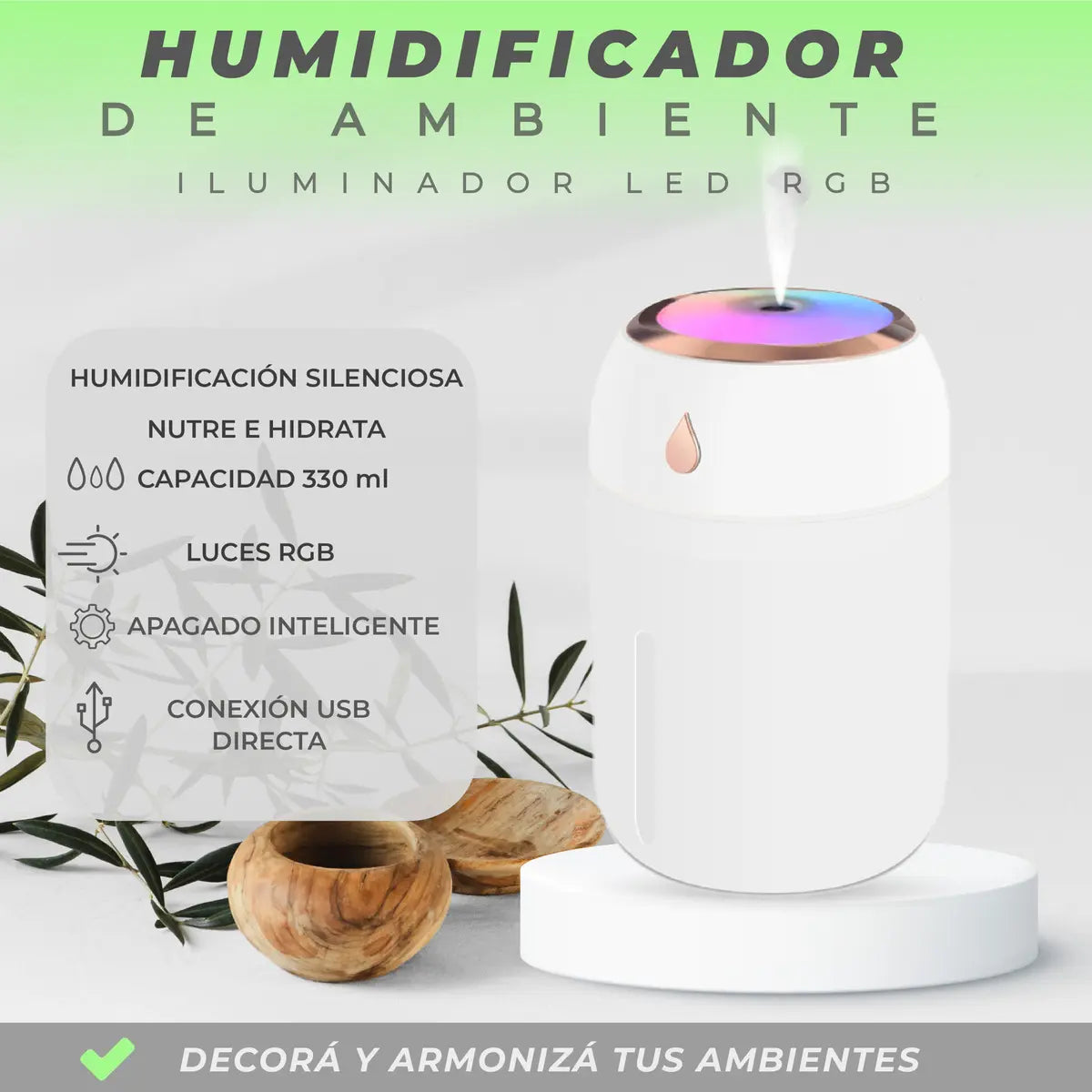 Humidificador Vaporizador